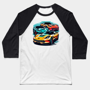 Corvette Baseball T-Shirt